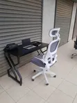 Boss Office Products Study Desk and Chair Set - White - 1