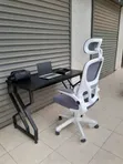 Boss Office Products Study Desk and Chair Set - White - 2