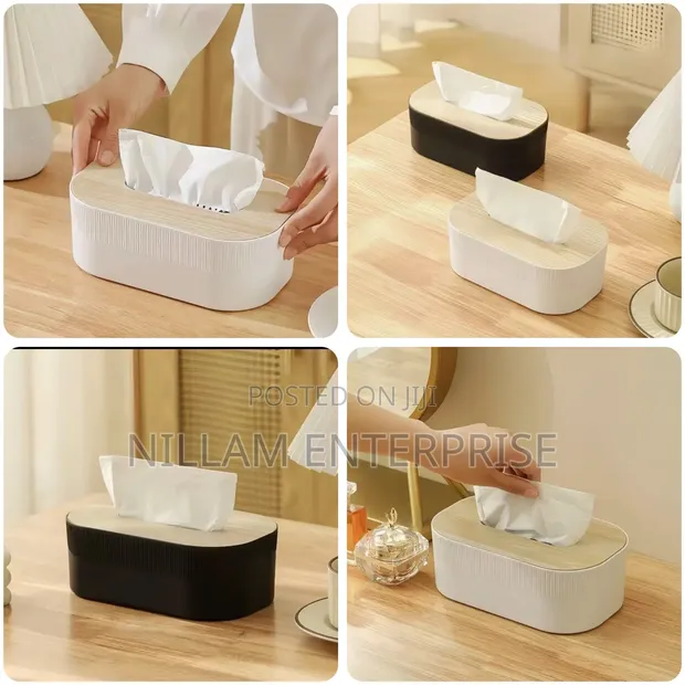 Modern Minimalist Arched Tissue Box - 1