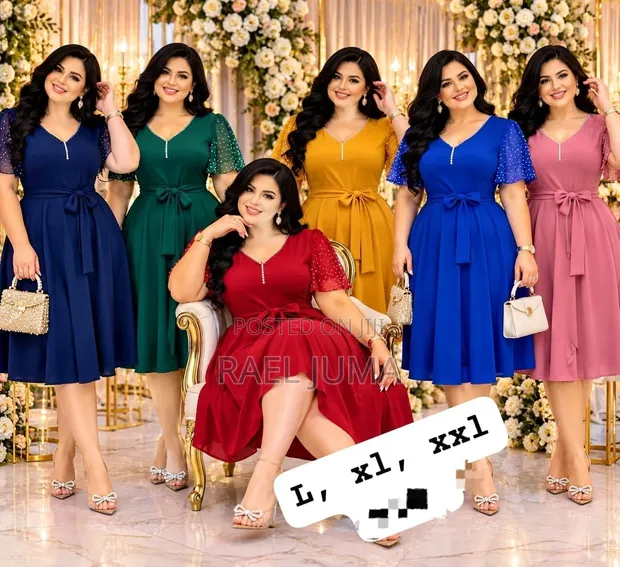 Ladies Blue Dress - Brand New - 1