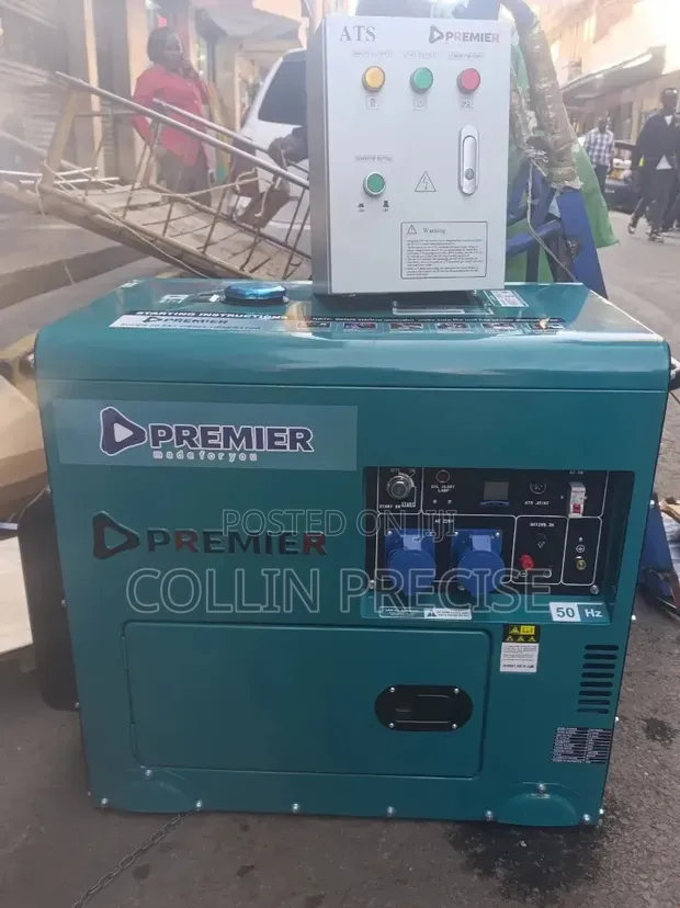 12Kva Premier Super Silent Diesel Generator yenye ATS - 1