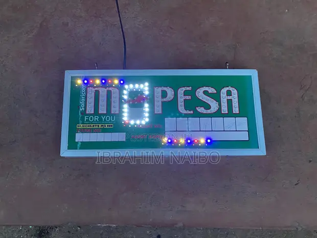 Mpesa Display with Lights - 1