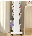 5 Tier Rolling Utility Cart - White - 3