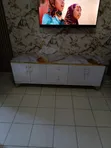 Marble Sheet TV Stand with Drawers - 2