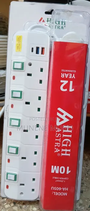 High Quality Extension Cord with USB Charging
