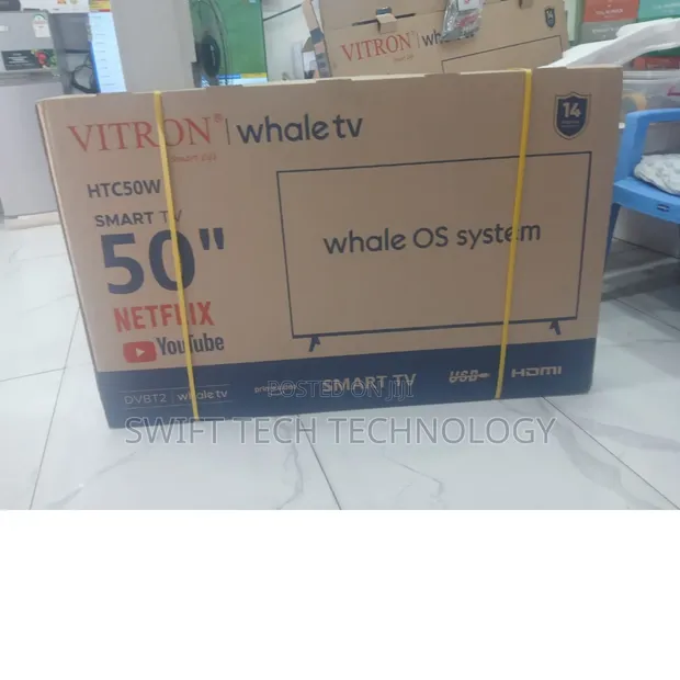 Vitron 50" Frameless Full UHD Smart Android TV - 1