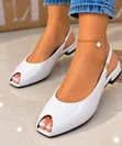 Zara Open-Toe Shoes - Green, Sizes 37-42 - 2