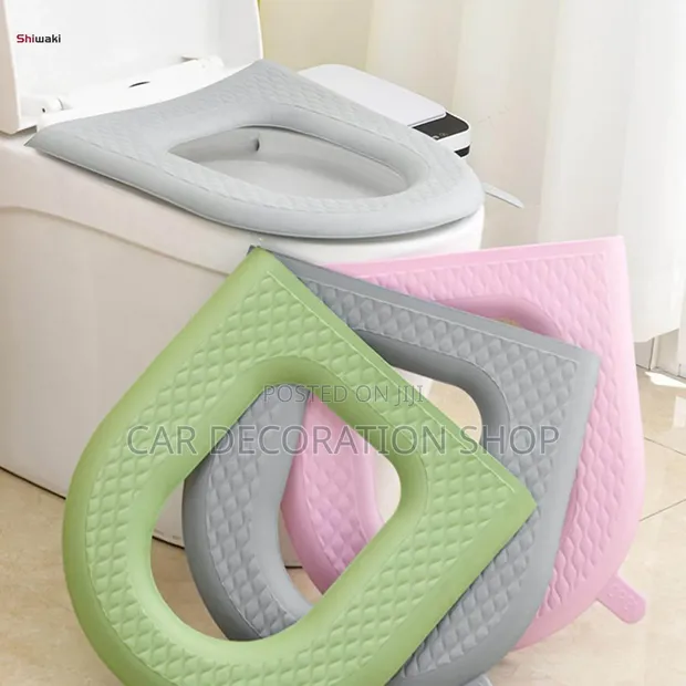 2pcs Reusable Washable Toilet Seat Pads - 1