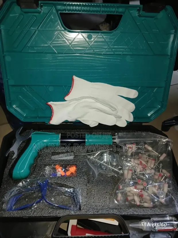 Manual Concrete Nail Gun na Rivet Kit - Mpya Kabisa - 1