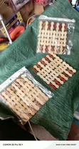 3-Piece Square Heat Insulating Wooden & Bamboo Pot Holders - 1