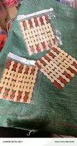 Seti ya Trivets 3pcs za Mianzi kwa Meza za Chakula - 1
