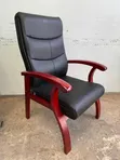 Executive Wooden Office Chair - Brand New - 1
