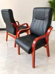 Executive Wooden Office Chair - Brand New - 2
