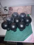 Vifuniko vya Fimbo za Pazia Maua (Finials) - 3