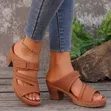 Viatu vya Kike vya Chunky Heels - Bluu - 2