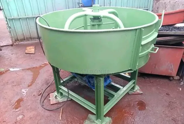 Used Pan Mixer for Soil, Paint, and Construction Materials - 1