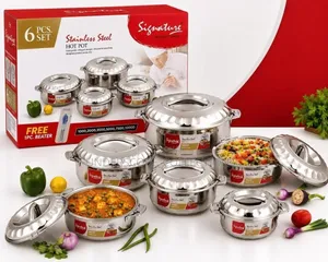 Seti ya Vipasha 6 vya Signature vya Stainless Steel