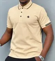 Polo T-Shirt Fupi - Nyekundu, Wanaume, Size M-2XL - 2