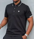 Polo T-Shirt Fupi - Nyekundu, Wanaume, Size M-2XL - 4