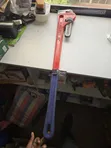 Rossel 48" Heavy Duty Plumber's Pipe Wrench - 1