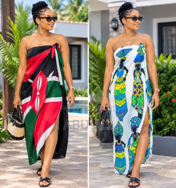 Pareo/Sarong ya Wanawake - Mchanganyiko wa Pamba - 1