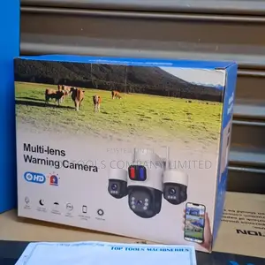 Solar Smart CCTV Camera HD Triple Lens Nguvu ya Daima