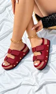 Women's Brown Leather Wedge Sandals - Sizes 37-42 - 3