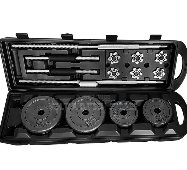 York 50kg Dumbbell Set - 1