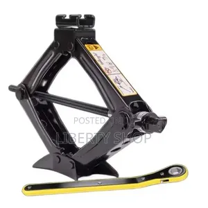 2 Tonnes Ratchet Scissor Car Jack - Heavy Duty Manual Lift