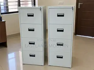 4 Drawer Lockable Metallic Filing Cabinet - Boss Office Products