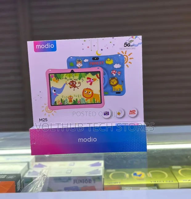 Modio M25 Tablet Mpya 16GB Pink - 1