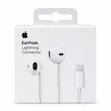 iPhone Lightning Earphones - White Wired Headphones with Mic - 1
