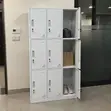 Kabati la Locker la Metal lenye Milango 9 - Hifadhi ya Ofisi inayofungwa - 2