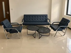 Executive Office Sofa Set - 3 Seater & 2 Single Sofas