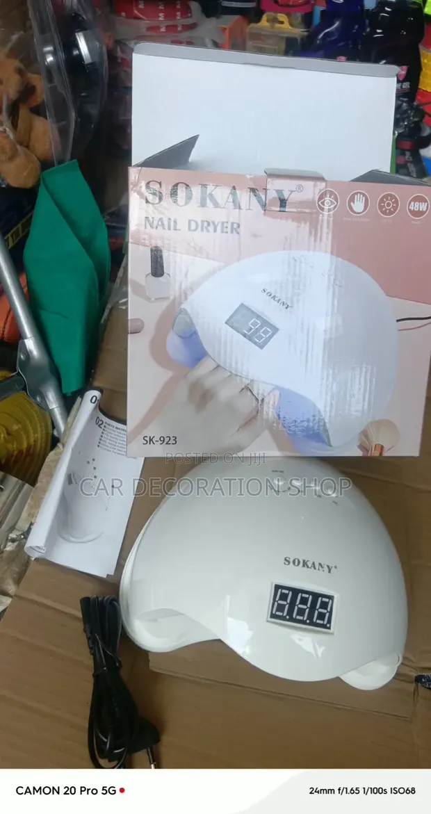 48W One-Hand UV Nail Dryer with Digital Timer - 1