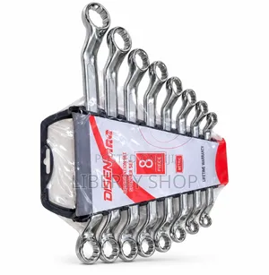 8-Piece Heavy Duty Double Ring Spanner Set