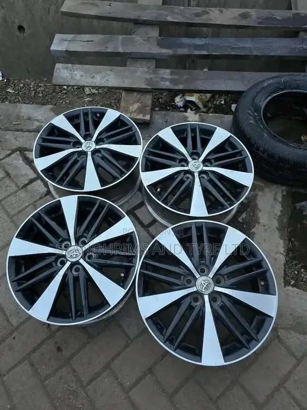 Magurudumu Asili ya Toyota Wish - Saizi 16, PCD 5x100 - 1
