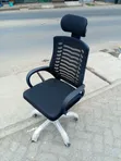 Boss Office Products Kiti cha Ofisi cha Msingi wa Metali - 1