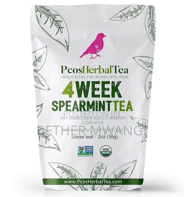 PCOS Herbal Tea - 4-Week Spearmint Loose Leaf - 1