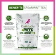 PCOS Herbal Tea - 4-Week Spearmint Loose Leaf - 4