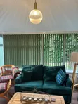 Green Vertical Blinds - Brand New - 1