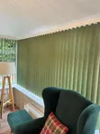 Green Vertical Blinds - Brand New - 2