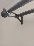 Practical Powder Coated Curtain Rods - Refined Finish - 2