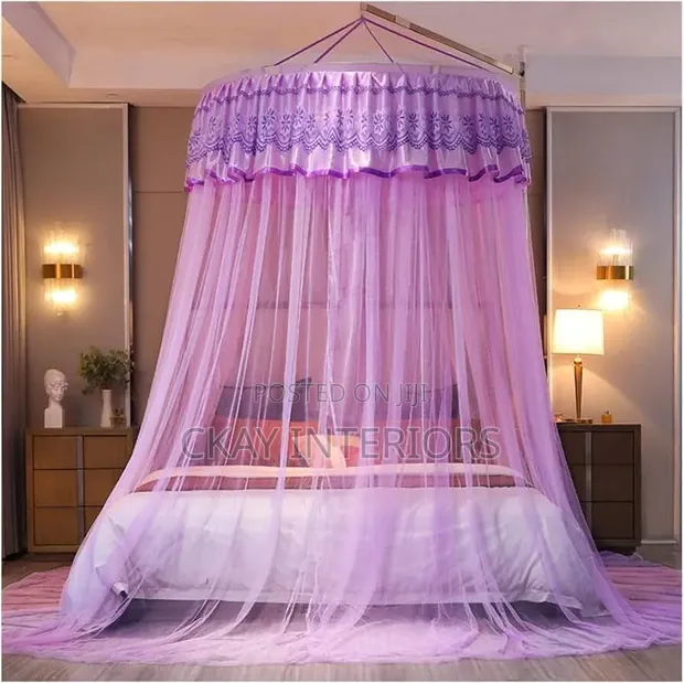 Round Mosquito Net for Beds - 1