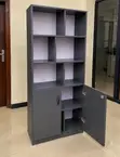 Rafu ya Kisasa ya Ofisi yenye Kabati ya Kufungia - Grey - 5