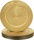 13 Inch Gold Charger Plates - 3