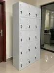 Kabati la Locker la Metali la Ofisi lenye Milango 15 na Laki - 2