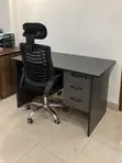 Office Desk with 3 Drawers and Ergonomic Chair - 2