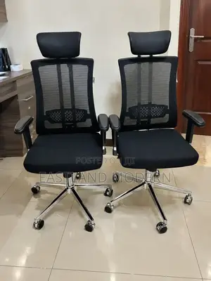 Kiti cha Ofisi cha Ergonomic chenye Headrest - Lumbar Support