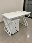 White Office Desk with Drawers - Boss Office Products - 4